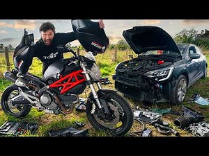 J'AI ACHETÉ UNE DUCATI POUR 1100€ ET ON REPARE UNE CLIO 5 ACCIDENTÉE