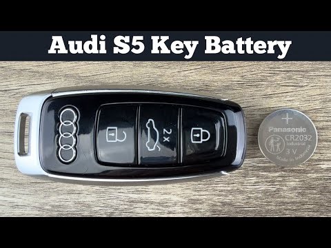 2020 - 2022 AUDI S5 Key Fob Battery Replacement - How To Change Replace S5 Remote Batteries DIY