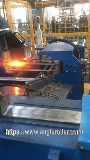 Hot Pipe End Upsetting Process #pipebendingmachine #pipebender #profilebending