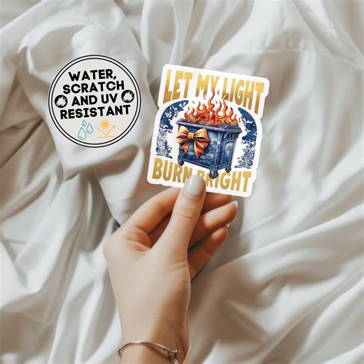 Toile Dumpster Fire Sticker, Gen Z Meme, Laptop Decal - Etsy Canada