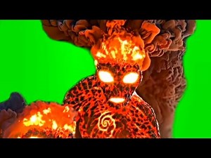 🔥 Moana vs Lava Monster | Epic Green Screen Scene | Free Copyright