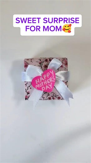 DIY Mother’s Day Gift Box 🎁 Easy Handmade Surprise Box for Mom 💖