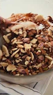 Turrón de chocolate express “ Salchichón de chocolate 🍫 #receta #recetasquefuncionan #recetas #short