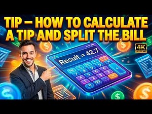 Tip Calculator — How to Calculate a Tip and Split the Bill