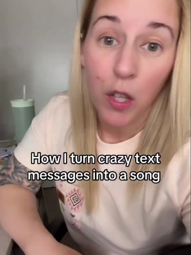How to turn crazy text messages into a song! @ninajammin #sunomusic #textsintosongs #textstory #crazytexts #funnytiktok #musictok #storytime #relatable #creatorsearchinsights #commenttosong