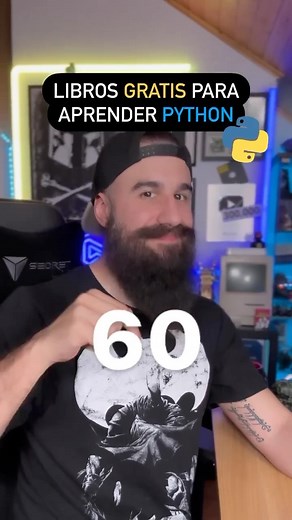 Brais Moure on Instagram: "Más de 60 libros gratis para aprender Python 📚🐍 Agrupados por categorías: ⇨ Desde cero ⇨ Intermedio ⇨ Avanzado ⇨ Inteligencia artificial ⇨ Aprendizaje máquina ⇨ Ciencia de datos ⇨ Desarrollo web ⇨ Juegos Y más... Uno de los lenguajes de programación más populares de los últimos años. #programacion #programadores #python #github #libros"