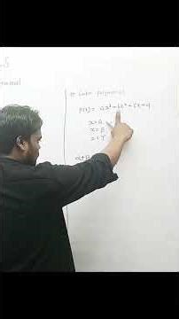 formula cubic polynomial#education #math #polynomials