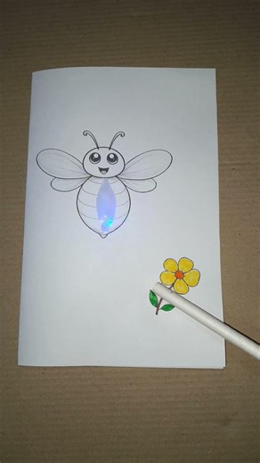 Meri Pyari Honey Bee 🐝 Zinda Ho Gayi 😍 | Multicolor LED Honey Bee Card | Electronic Hobby 177