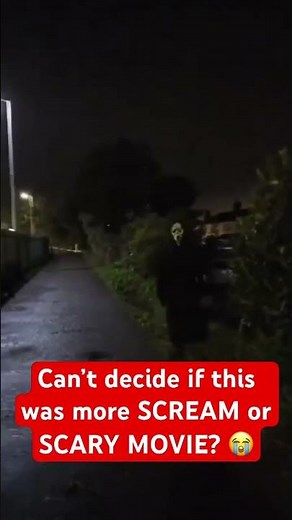 A failed Ghostface jump scare!!!! 😭 #scream #ghostface