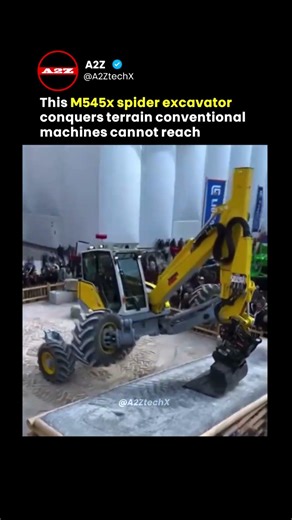 Why This "Spider" Excavator is the King of 45° Slopes