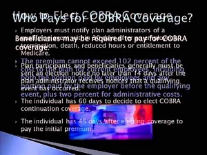COBRA Continuation Health Coverage