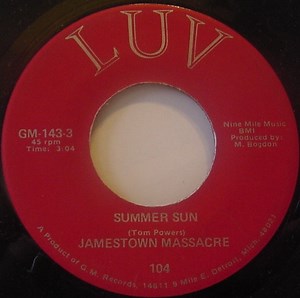 Jamestown Massacre - Summer Sun / Words And Rhymes