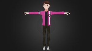 Ben Tennyson (Chaquetrix Version) V1.0 - Download Free 3D model by Omega Slender (@omega_slender)