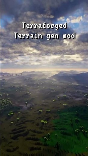 Terraforged terrain genaration mod #minecraft