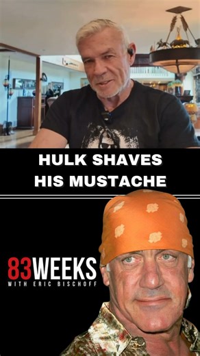 Hulk Hogan SHAVES his MUSTACHE! #hulkhogan #hulkhogannwo #hulkhoganwcw #hulkhoganmustache #wcw | 83 Weeks