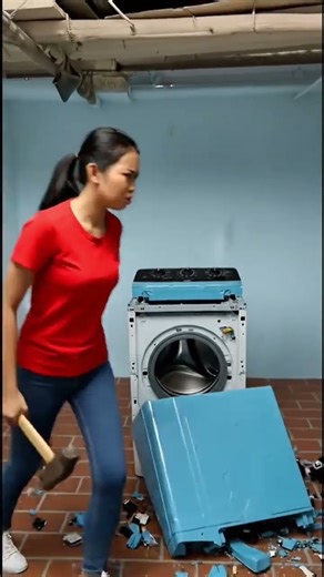 Gadis itu menjadi marah.