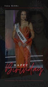  Happy Birthday to the radiant Ms. Iona Gibbs, Mutya ng Pilipinas...