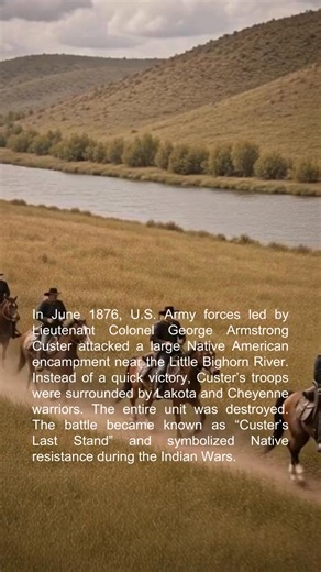 In 1876, a bold military advance ended in disaster at Little Bighorn—one of the most famous defeats in U.S. Army history. #LittleBighorn #CustersLastStand #AmericanHistory #IndianWars #HistoryShorts | World Unreal