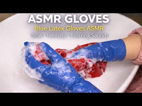 Blue Latex Gloves ASMR | Gentle Cleaning & Relaxing Sounds