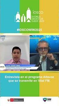 Entrevista sobre la Semana Mundial del Inversionista en Altavoz de Vital FM