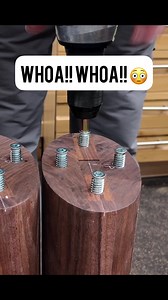 87K views · 663 reactions | Sometimes the leg clamps work the best... #threadedinserts #thighmaster #woodworking #walnut #desk #liveedge #kjsawdust #shopsounds | KeithJohnson_CustomWoodworking | Facebook