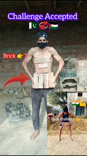 India vs Pakistan Brick Lifting Challenge