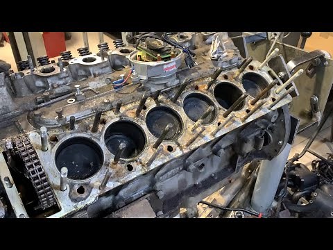 [Jaguar E-Type V12] [Machine Teardown] Part 1 engine disassemble