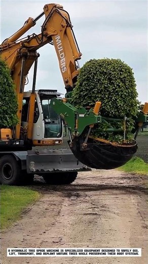 How Giant Trees Are Moved Without Damaging Their Roots
