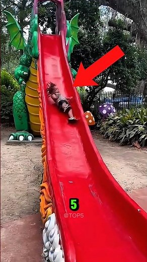 Top 5 Funniest Slide Fails Ever Caught On Camera! 😂🤣