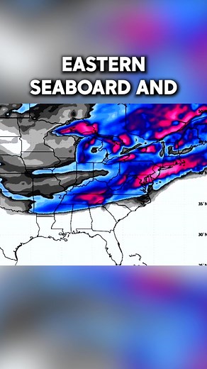 Snowy pattern for the East Coast? #fyp #foryou #foryoupage #snow #snowstorm #weather #weathertok #weatherreport #weatherman #weatherchannel #weatheringwithyou #directweather