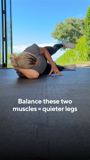 Your adductors (inner thighs) are important for connection — but if they’re tight, they pull your pelvis out of alignment and make your legs clamp for stability. On the other hand… if your glute med isn’t strong enough to support your pelvis, your adductors work overtime —and gripping becomes your default pattern. The fix isn’t just stretching. And it’s not just strengthening. It’s balancing both. Here’s where to start: Copenhagen Plank — strengthen adductors for quieter, more supportive legs Fi