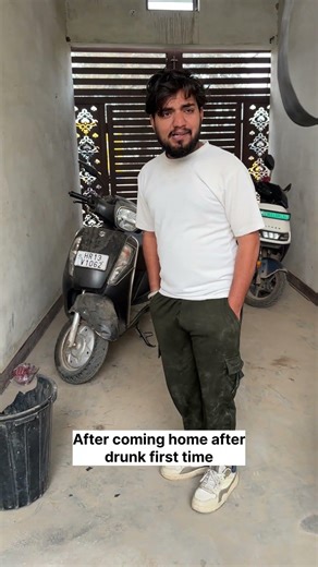 After coming home drunk for the first time 😂😂 #drunk #comedy #shorts #funwithyawan