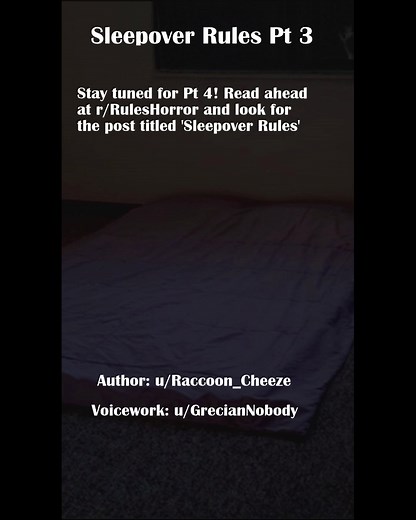 Unsettling Sleepover Rules Revealed!