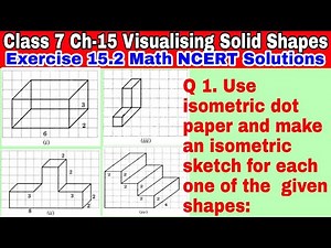 Class 7 Ex-15.2 Q 1 | Visualising Solid Shapes | Chapter 15 | Exercise 15.2 | Math NCERT Solutions