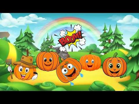 Five Little Pumpkins 🎃👻 | Halloween Song for Kids | Fun Nursery Rhymes