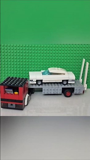 Lego trailer tutorial #lego #roblox#cars#diy#automobile #toys#truck#trending#red #volvo#minecraft