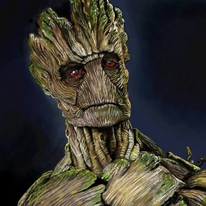 Desenhando Groot de Guardiões da Galáxia por comicsunited (monk_D_Iago) | Gartic