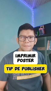 1M views · 10K reactions | Cómo imprimir poster o murales con publisher #publisher #windows #word #tips #tutorial | raymon_acuna | Facebook