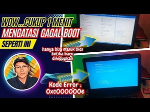 Overcoming boot failure with error code 0xc000000e