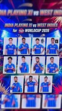 India Semi Final Playing 11 vs West Indies | T20 World Cup 2026 Full Squad Breakdow #t20worldcup2026