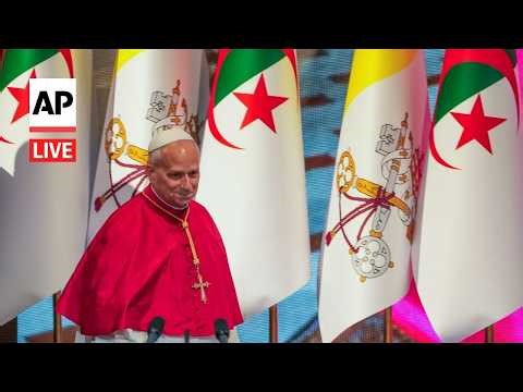 Video: LIVE: Pope Leo XIV visits the Great Mosque in Algiers during Algeria visit