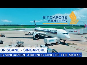 7+ HOURS IN SINGAPORE AIRLINES ECONOMY Brisbane to Singapore l 4K