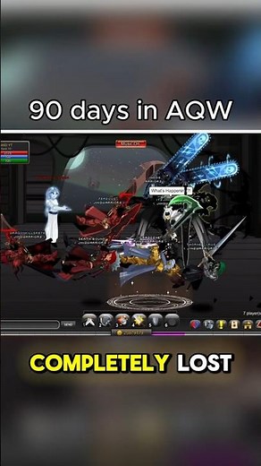 I spent 90 days in an MMO everyone said was dead (I Loved it) #shorts #aqw #aqworlds