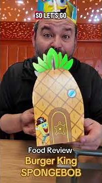 Burger King + SpongeBob SquarePants (Krabby Patty) #foodreview