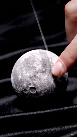 Cutting the Moon — Perfect Clean Slice Reveal