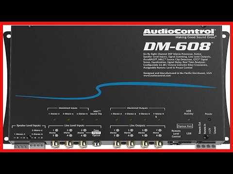 AudioControl DM 608 DSP Matrix Processor Review Elevate Your Car Audio Experience