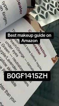 #amazonfinds #makeupguideonamazon #makeupbook #stepbystepmakeupguide #easywaytolearnmakeupfromnotes