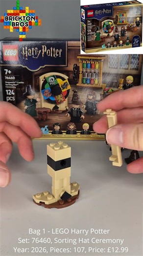 LEGO Sorting Hat Build Begins! 🧙‍♂️ (Bag 1 - Harry Potter) - Set 76460