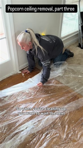 Easy Popcorn Ceiling DIY for Beginners