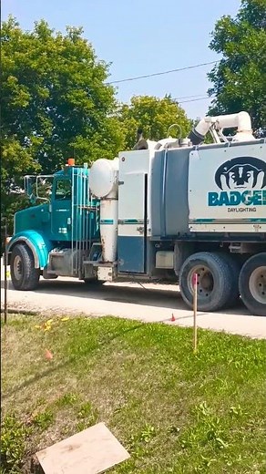 Badger Daylighting (hydrovac) - On the Job